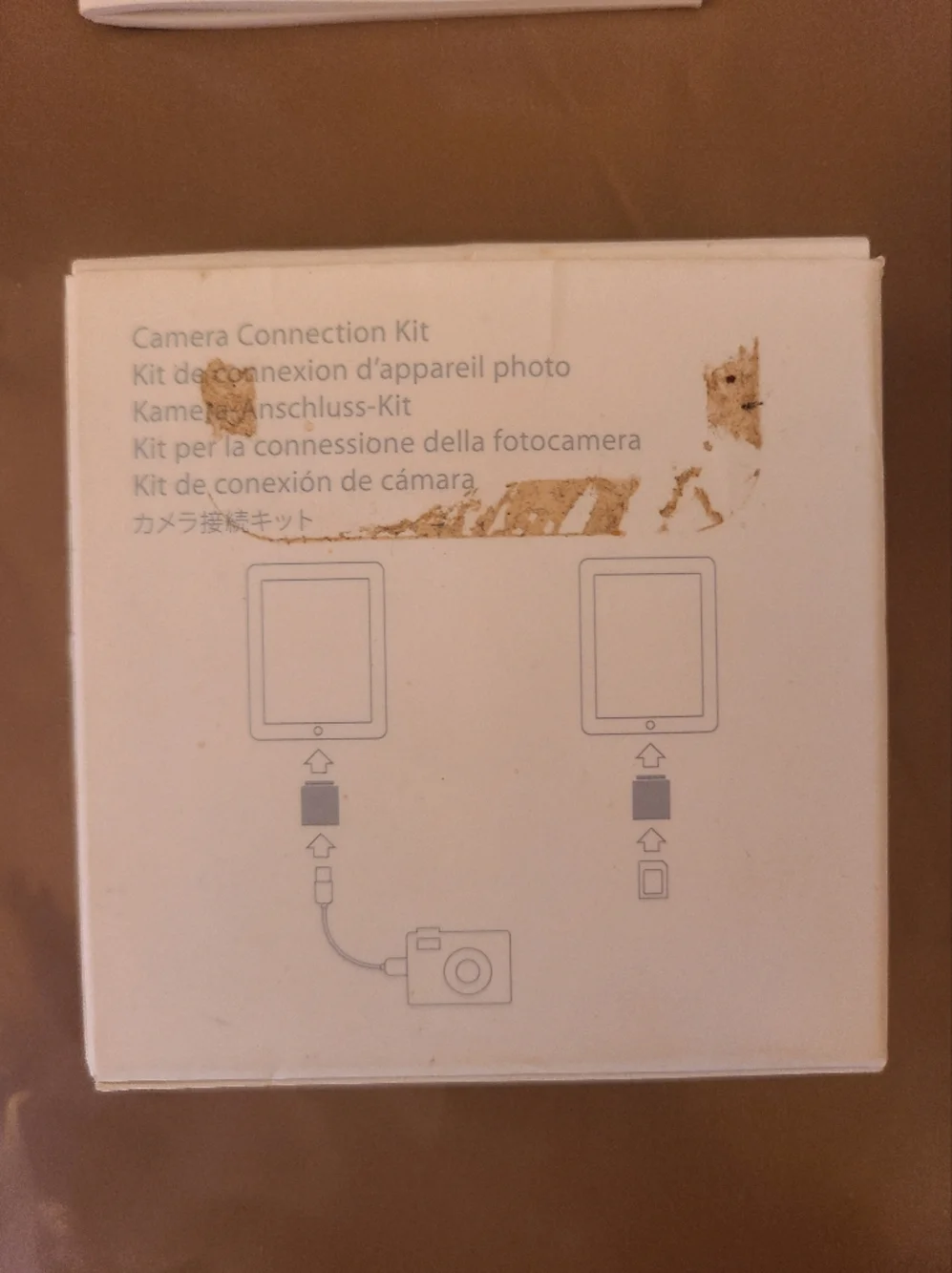 Vintage Apple iPad Camera Connection Kit (2 Adapters) Model A1362 A1358 30-Pin